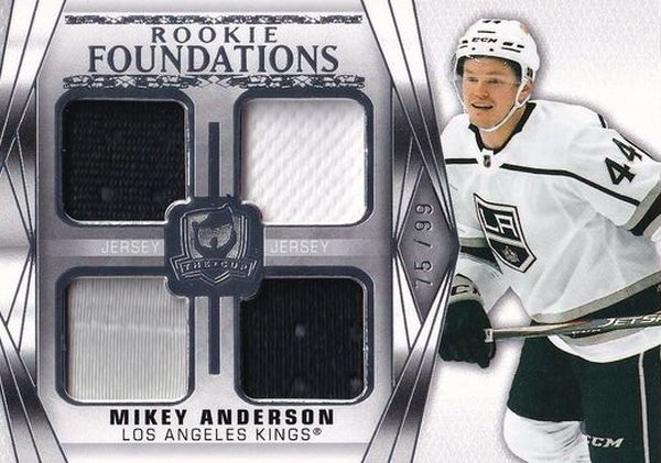 jersey RC karta MIKEY ANDERSON 20-21 UD The CUP Rookie Foundations /99